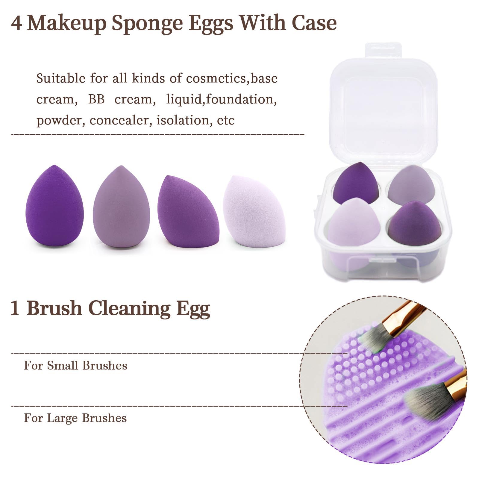 Koccido silicone lip brush set for precise lip color application.