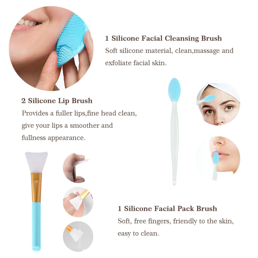 Koccido sponge egg set helps quick blending of creams and liquids.