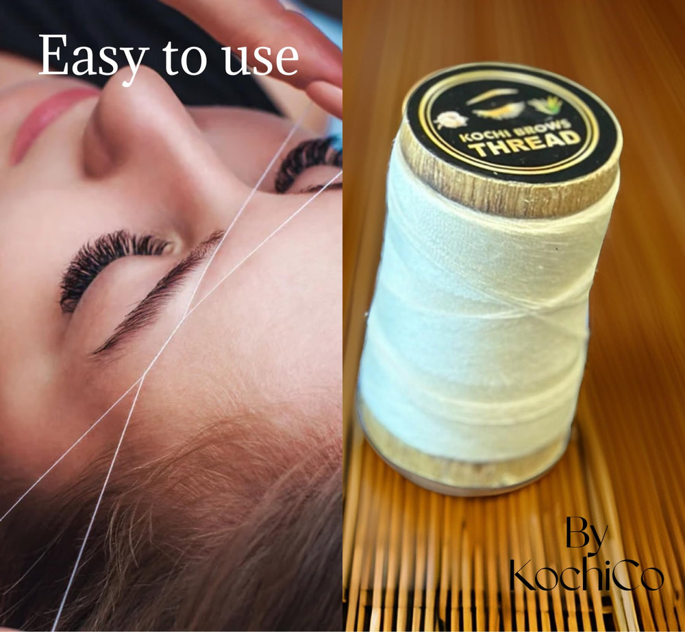 Kochi Co threading thread is beginner-friendly for easy brow shaping