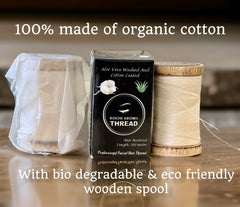 Kochi Co organic cotton threading thread for reliable salon results
