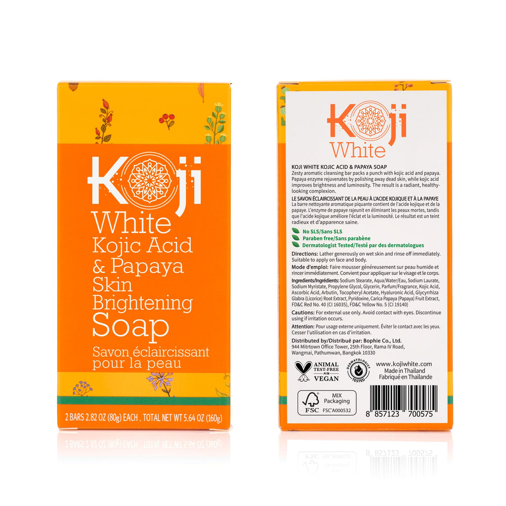 Koji White jabón textura sedosa, enfoque textura suave, ofrece sensación de piel más suave.