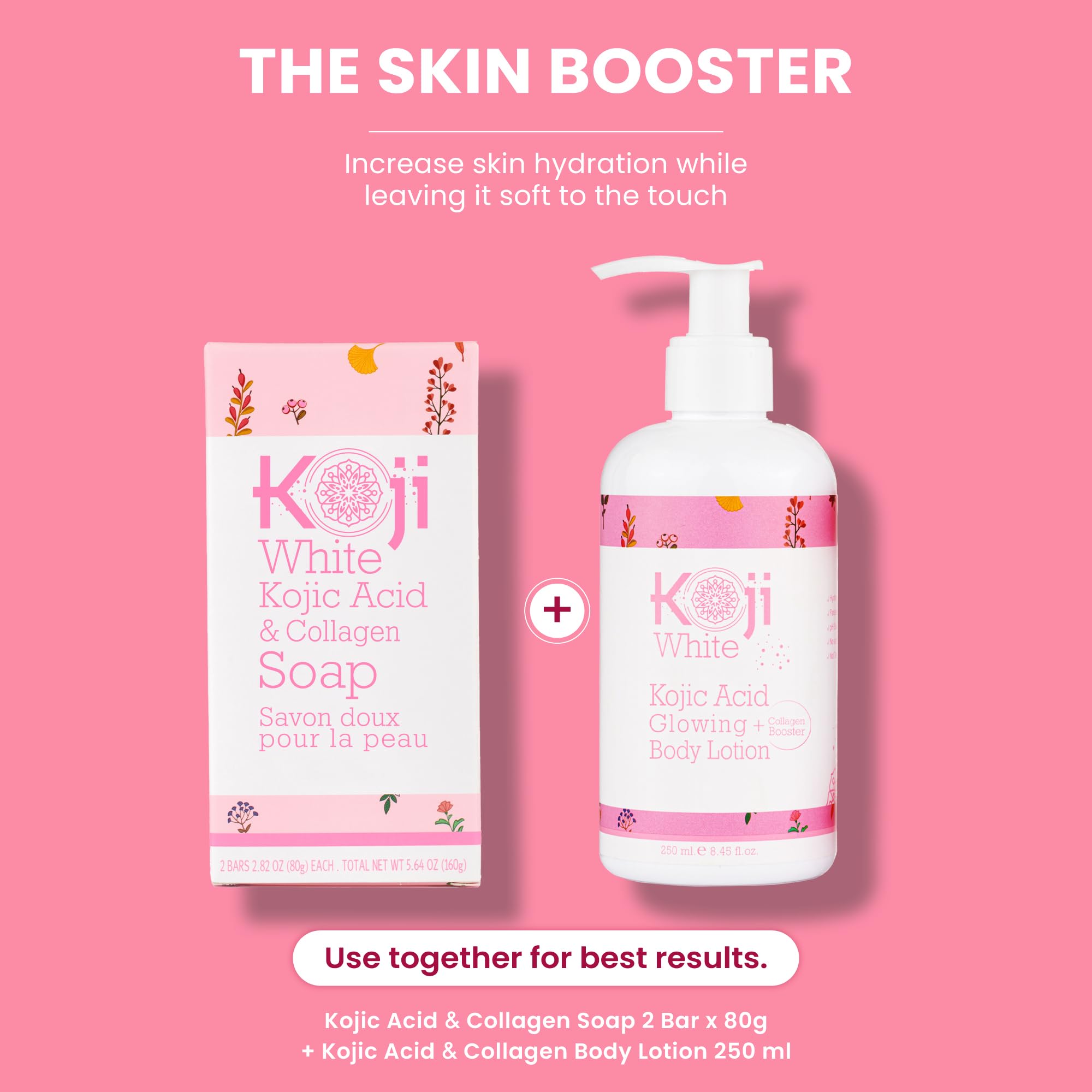 Uso para cuerpo con Koji White, limpieza suave.