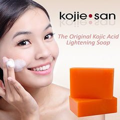 Kojie San barra Kojico Original con aceite de coco para piel sana.