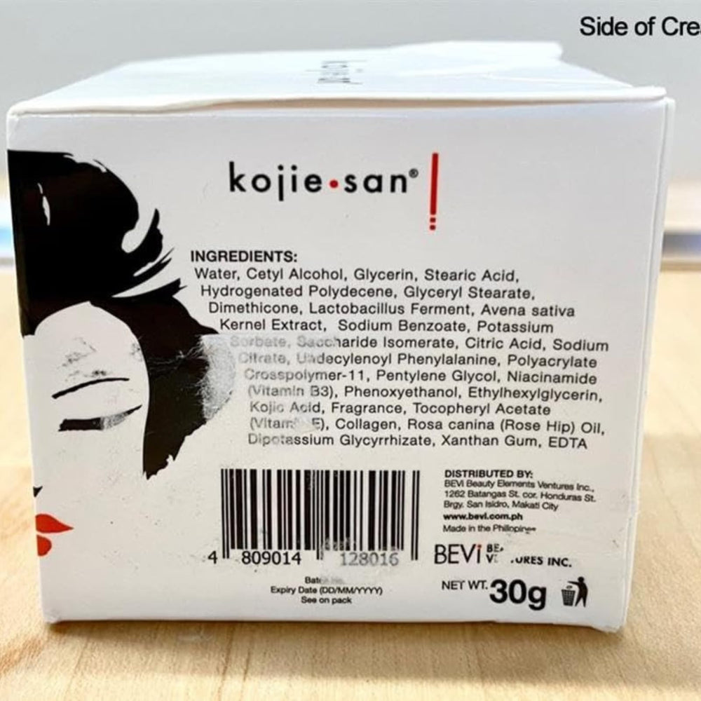 Kojie San: ingredientes con aceite de coco y árbol de té para piel equilibrada