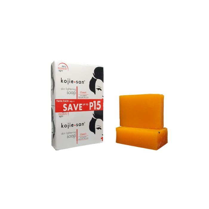 Kojie San Jabón Iluminador Original, barra de 65 g para tono de piel más uniforme.