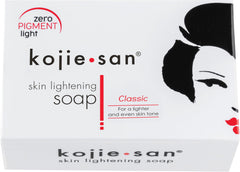 Kojie San Jabón Original con ácido Kojico para aclarar manchas y tono de piel más uniforme.