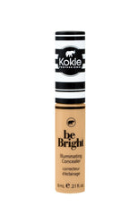Kokie Be Bright concealer in Medium Beige for lightweight, natural-looking coverage.
