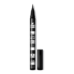 Kokie Precise Longwear Eyeliner bottle close-up shows ultra-black formula for crisp lines.