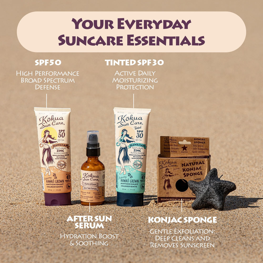 Kokua Sun Care SPF 30 perfect for a family beach day