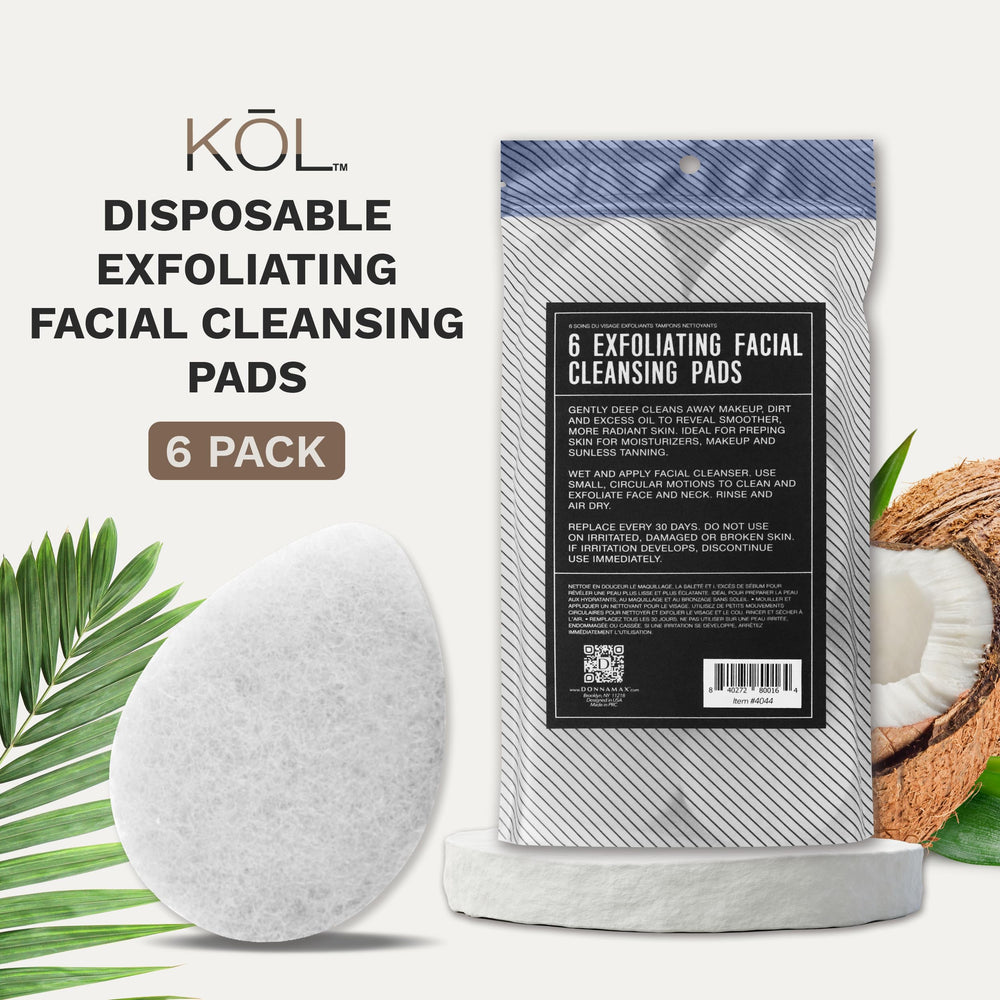 KOL disposable face sponge for makeup removal with soft texture and thorough cleansing.