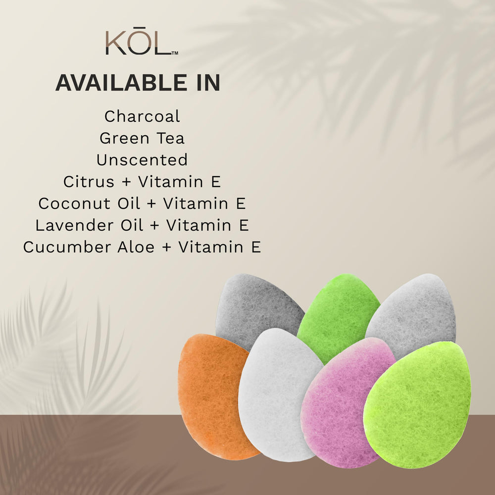 KOL skincare tool with charcoal pads designed for on-the-go cleansing.