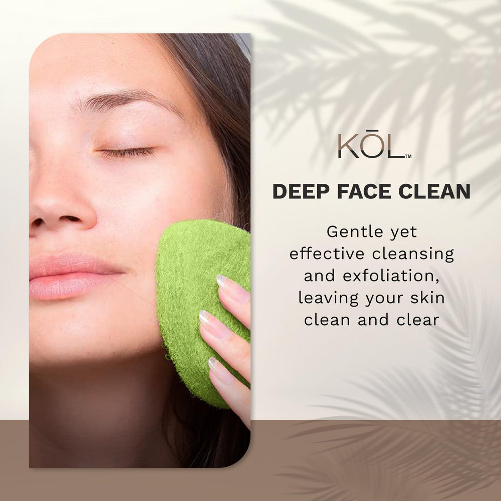 Precision drop-design face scrubbers reach nose and eye areas with ease