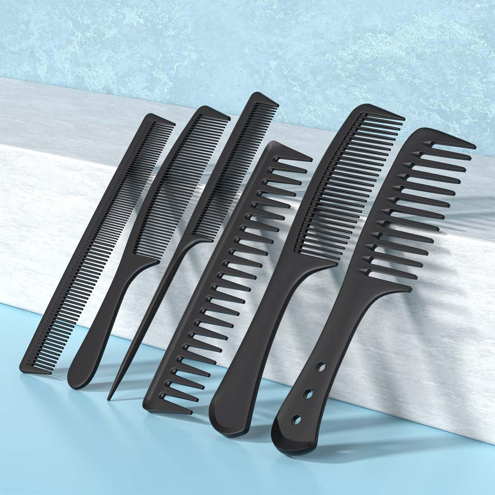 Kolavia fine-tooth detangling comb for precise parting and styling.