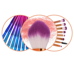 Goat hair and synthetic brush detail from KOLIGHT for versatile daily use.