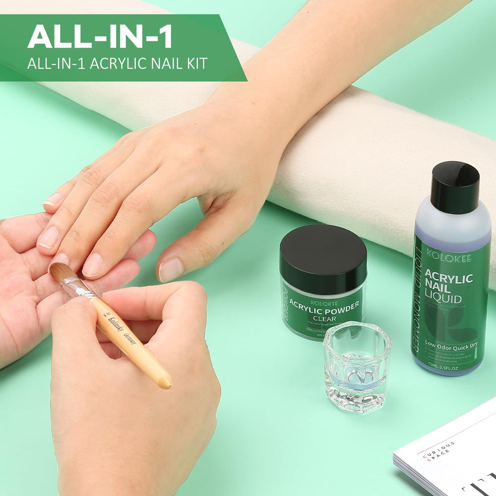 Kolqkee nail extensions without a lamp for quick DIY nails.