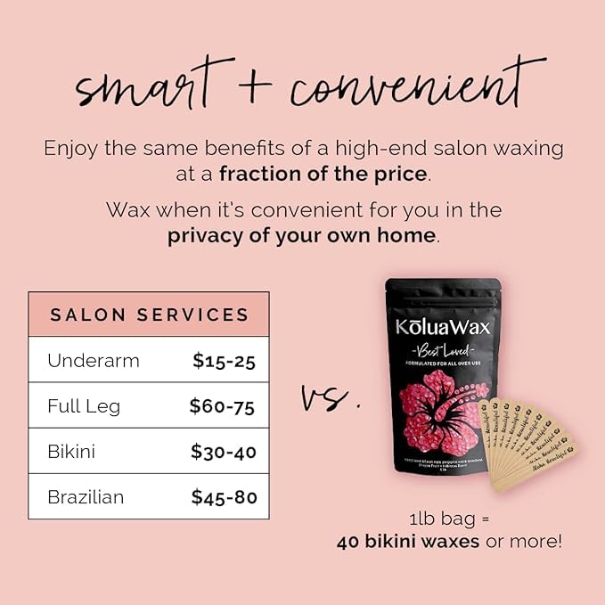 KoluaWax formula for bikini line waxing delivering clean, confident results.