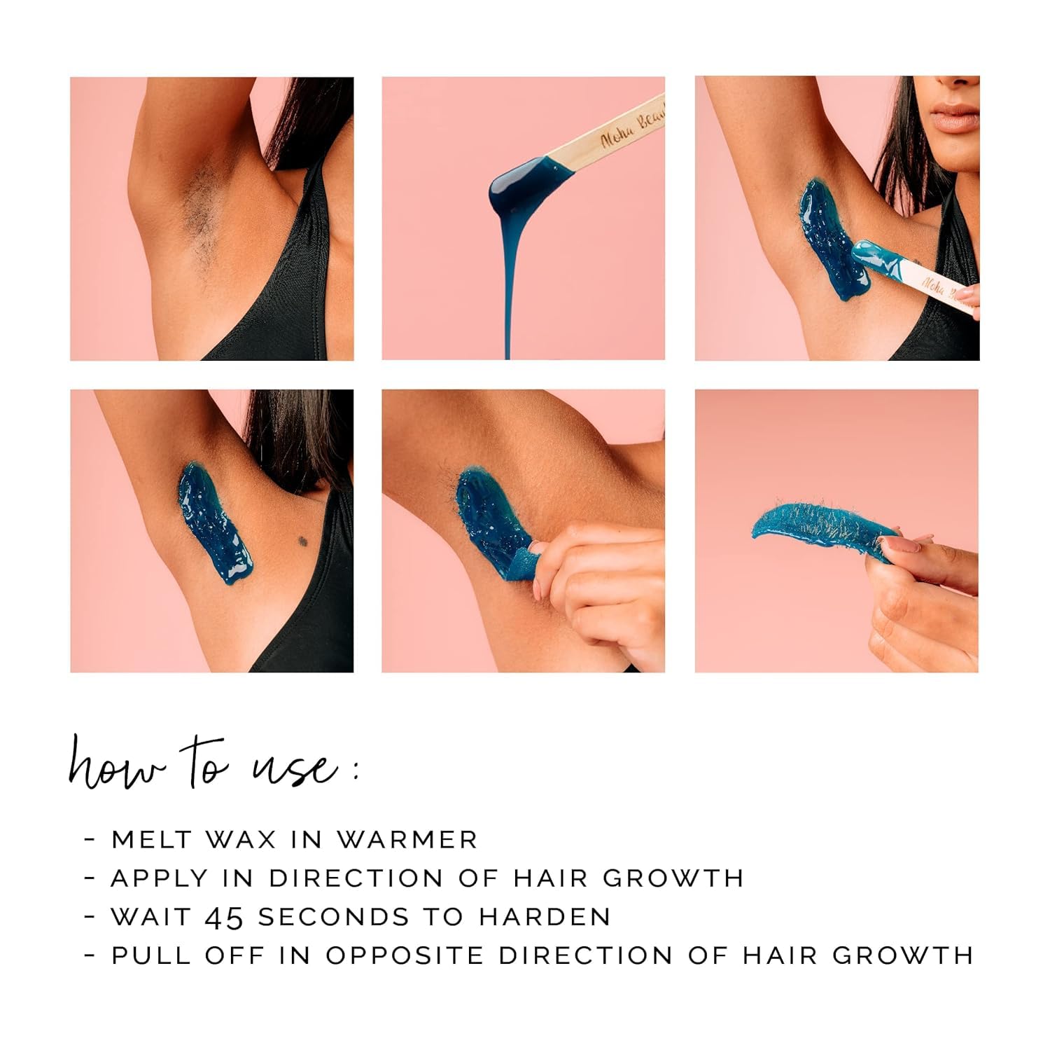KoluaWax back and chest beads cover larger zones with even heat.