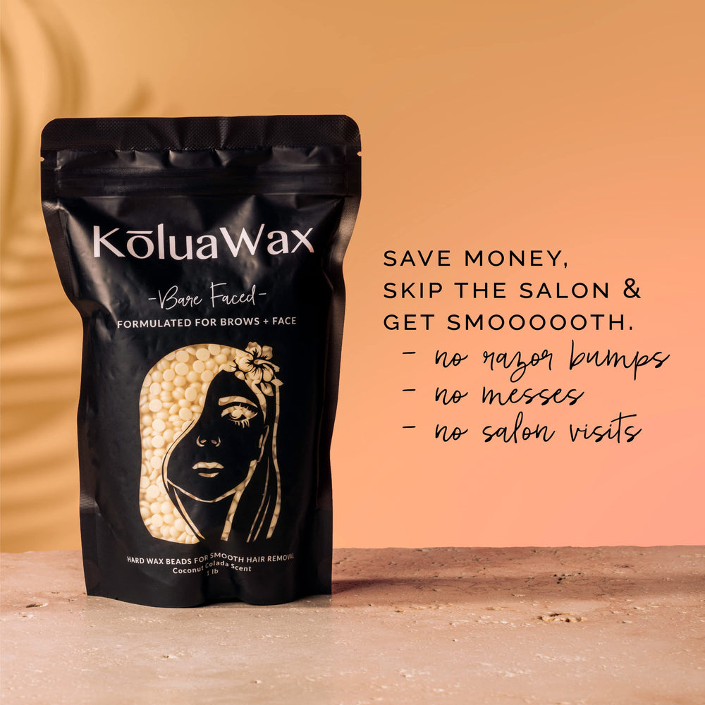 KoluaWax coconut colada refill supports easy at-home waxing sessions