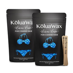 KoluaWax hard wax beads for the face with coarse hair deliver precise grip for clean removal.