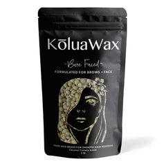KoluaWax hard wax beads for the face provide precise grip and smooth results