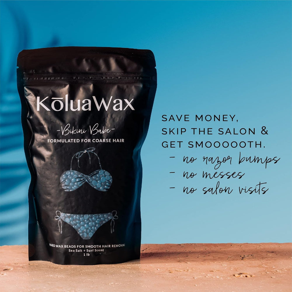 KoluaWax large applicator sticks enable precise, tidy application.