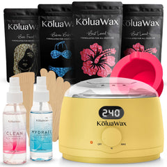 KoluaWax premium wax warmer enabling controlled, safe at-home waxing sessions.