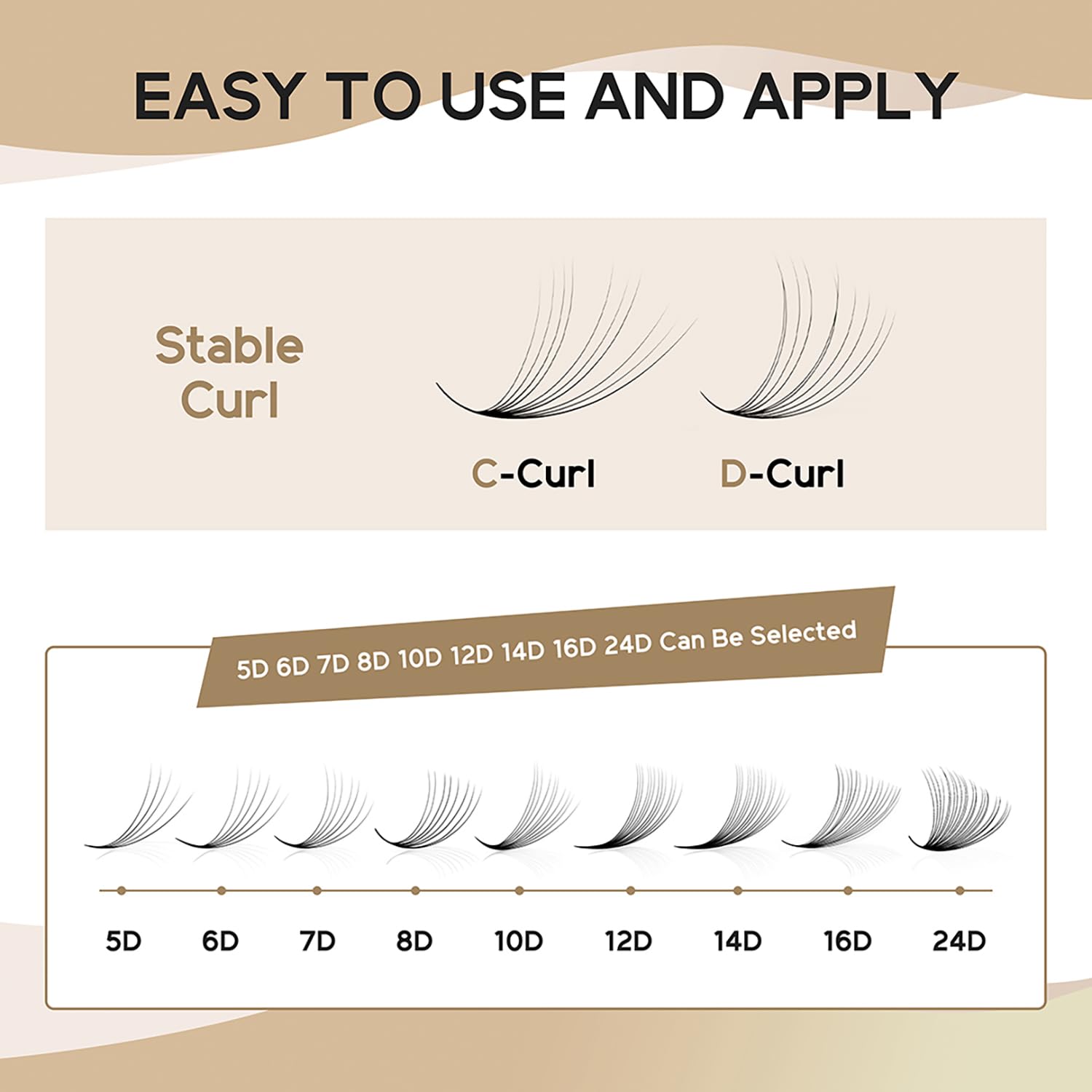 Kolybel D-curl fans deliver lasting curl with natural-looking results.