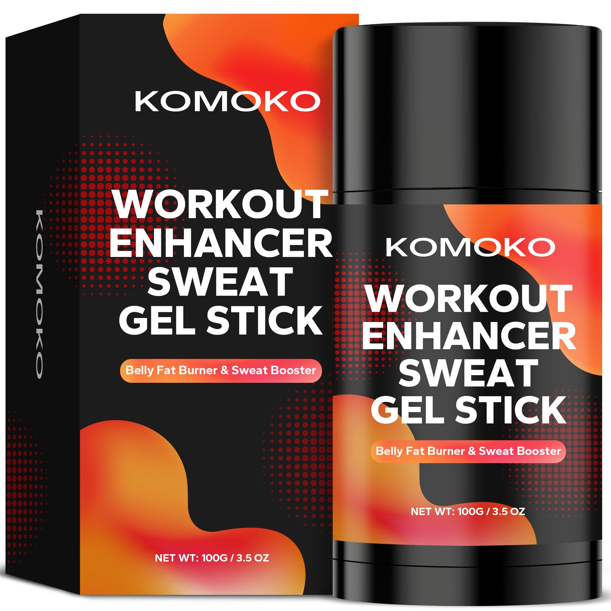 Komoko en barra sudor: aplicación para activar sudor en zonas objetivo durante el entrenamiento.
