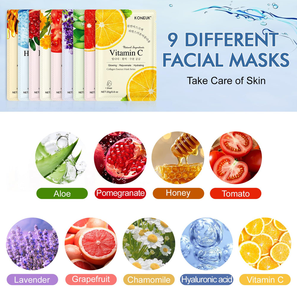 KONEUK grapefruit face mask with refreshing hydration and toning