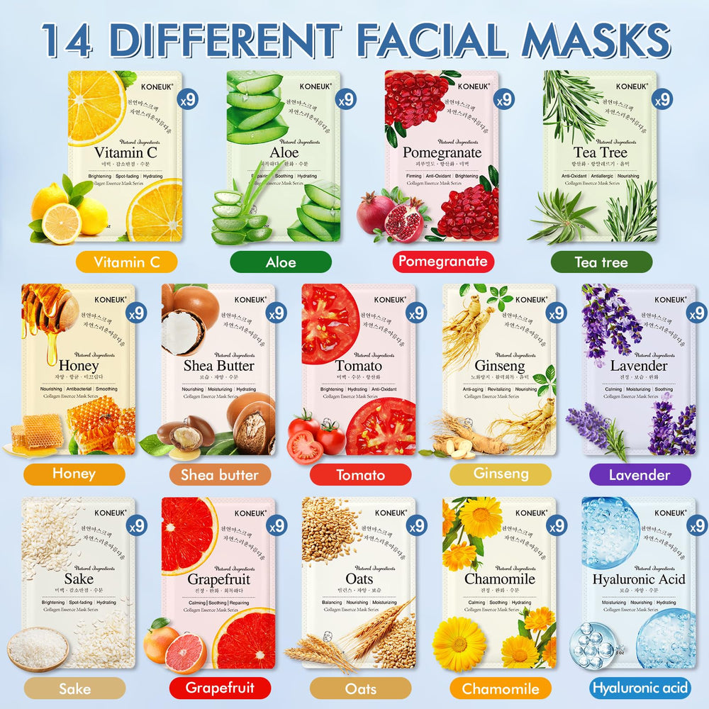 KONEUK aloe and hyaluronic acid mask emphasizes hydration benefits.