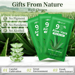 KONEUK Aloe Vera Gel with cooling texture soothing sun-exposed skin.