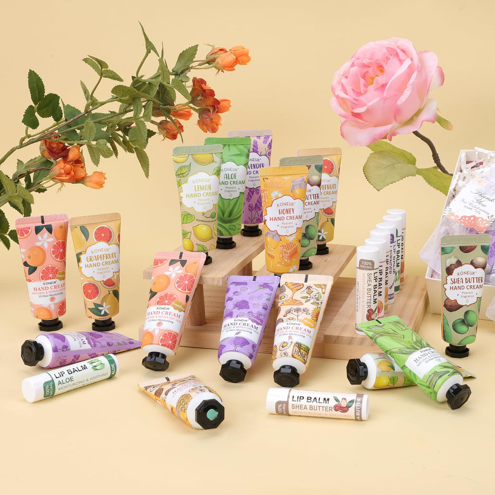 KONEUK compact size bulk set, portable for bags, desks, and purses.