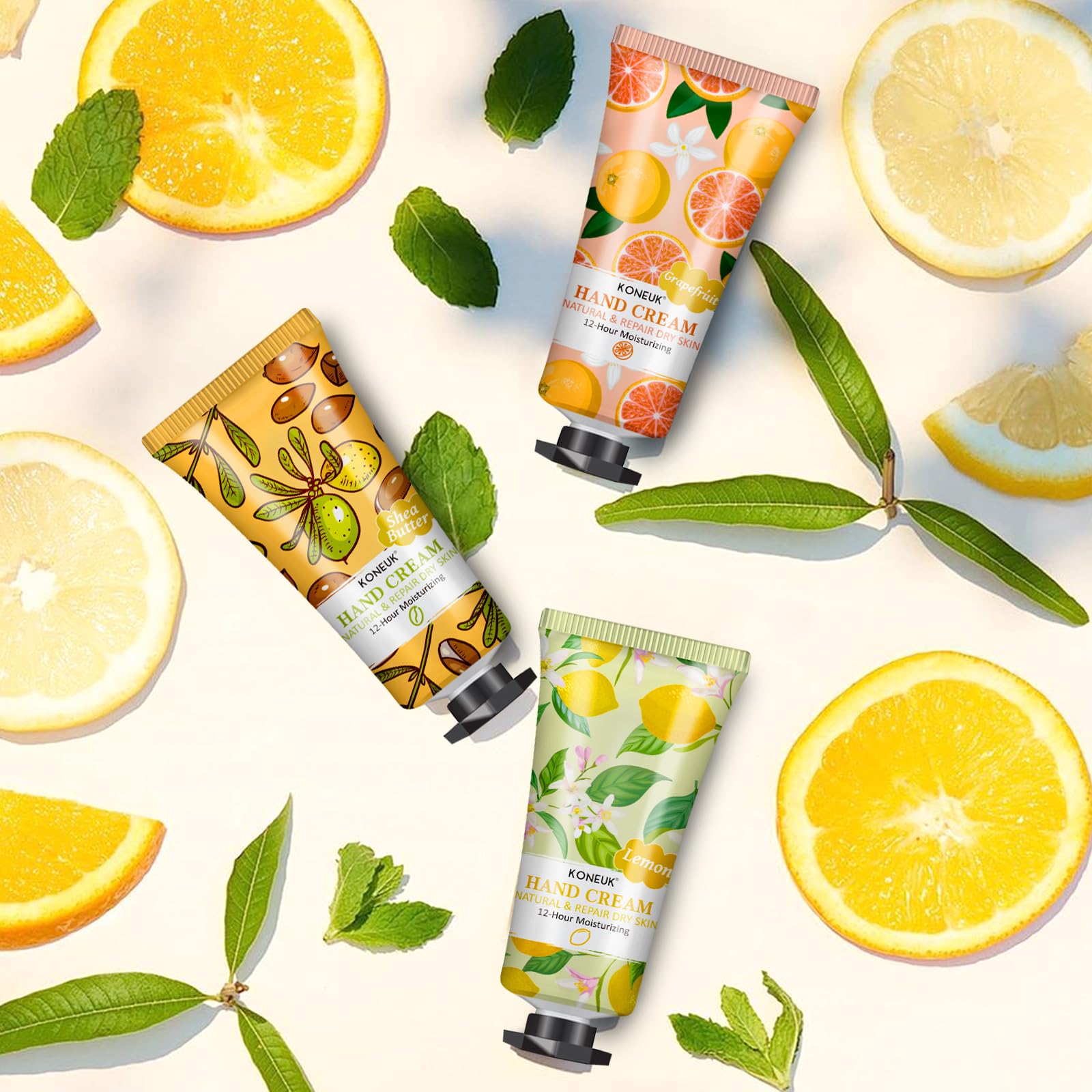 KONEUK crema de manos pomelo: aroma fresco y nutrición profunda.