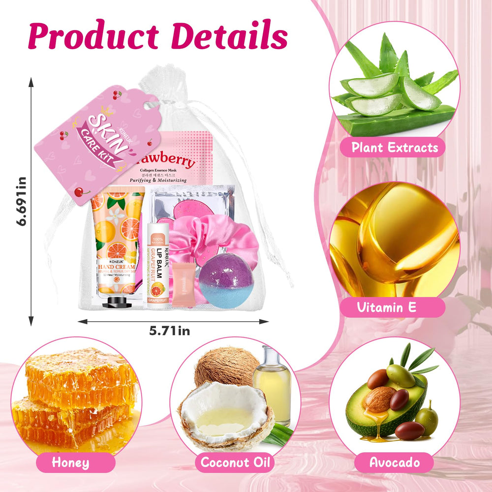 KONEUK foot bath bombs with calming fragrance for spa moment