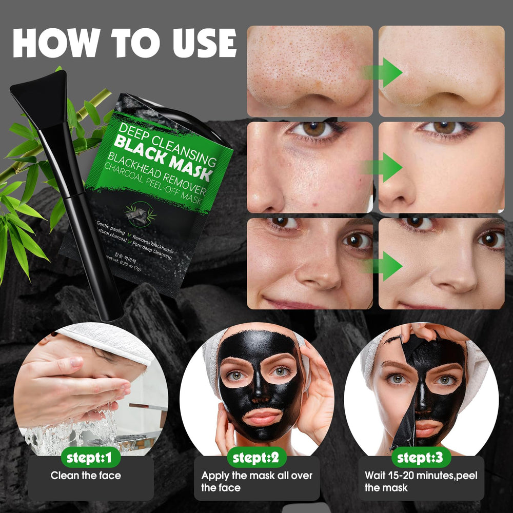 KONEUK limpieza de poros en profundidad con mascarilla negra.