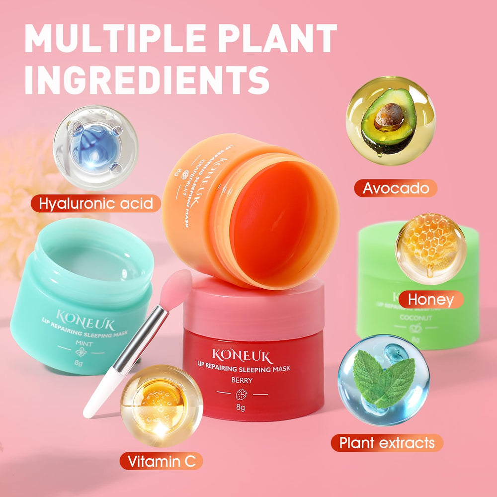 KONEUK mint lip sleeping mask bottle refreshes while hydrating lips.