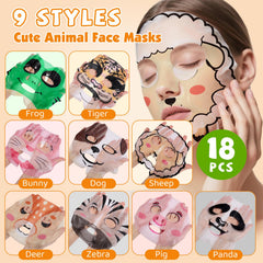 Mascarilla animal tigre de KONEUK para piel hidratada y juego.