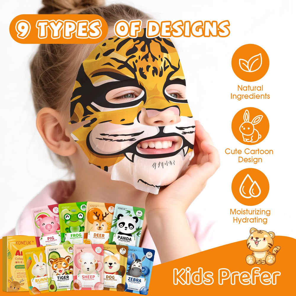 KONEUK máscara facial tigre para sensación revitalizante de la piel.