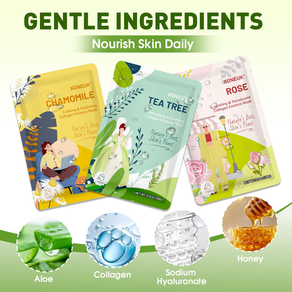 Mascarilla de granada de KONEUK, nutrición para un aspecto más vivo