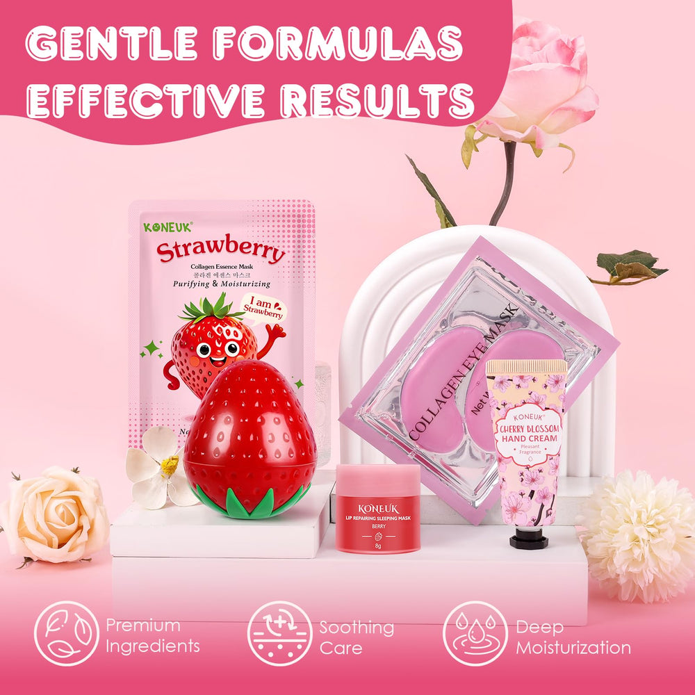 Mascarillas faciales nutritivas de KONEUK para hidratación profunda