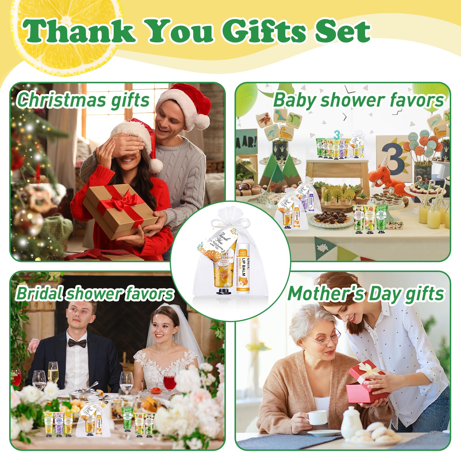 KONEUK six fragrance options including honey and lavender for gifts.