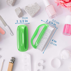 KONEX Perfect-Grip brush bristles close up for nail cleaning