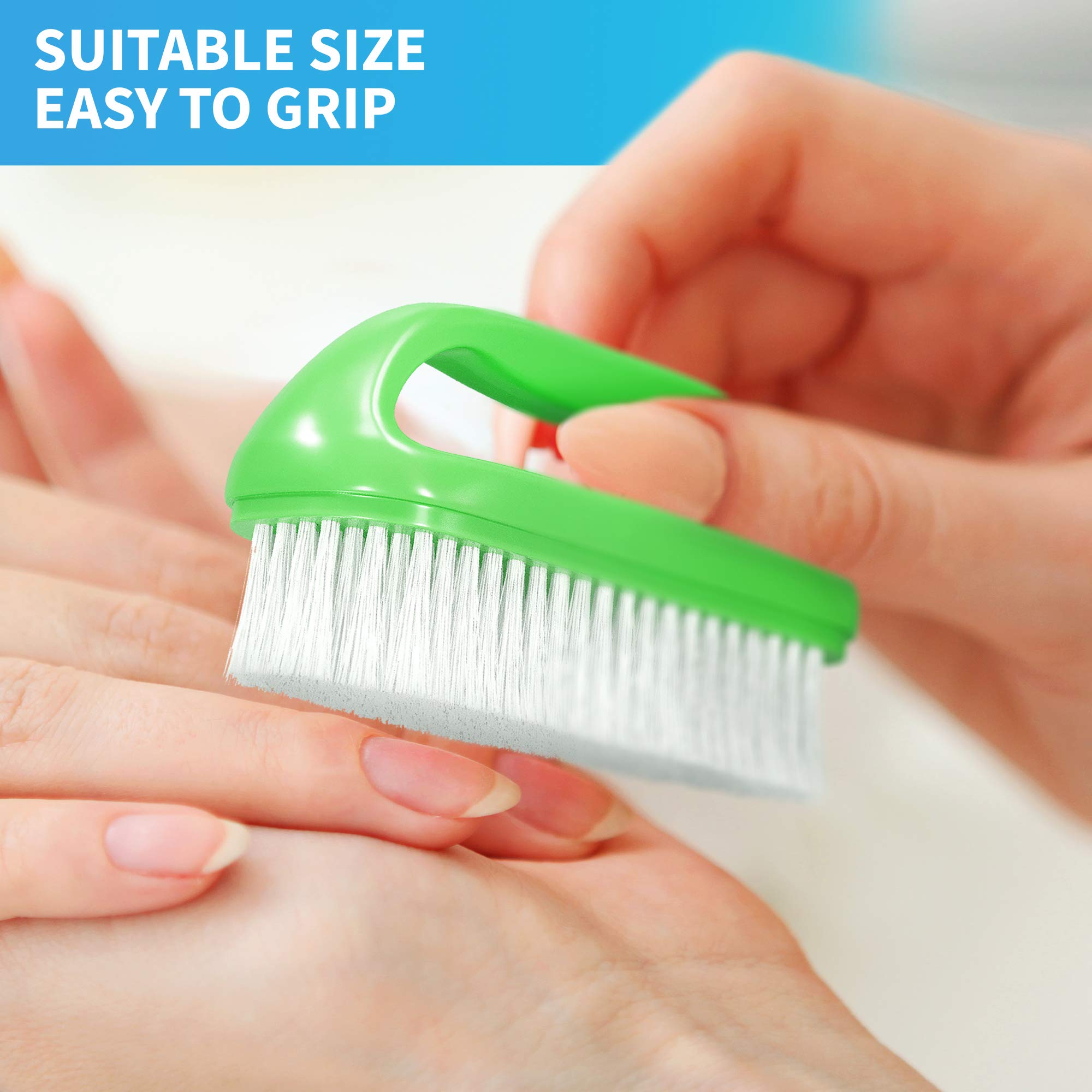 KONEX Perfect-Grip brush used under nails during cleaning