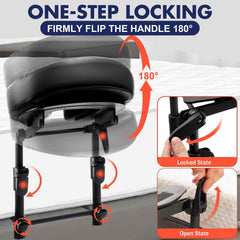 KONOVOLY adjustable headrest bracket showing height versatility