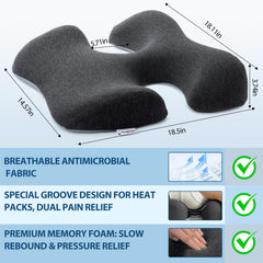 KONOVOLY memory-foam core with breathable cover for comfort