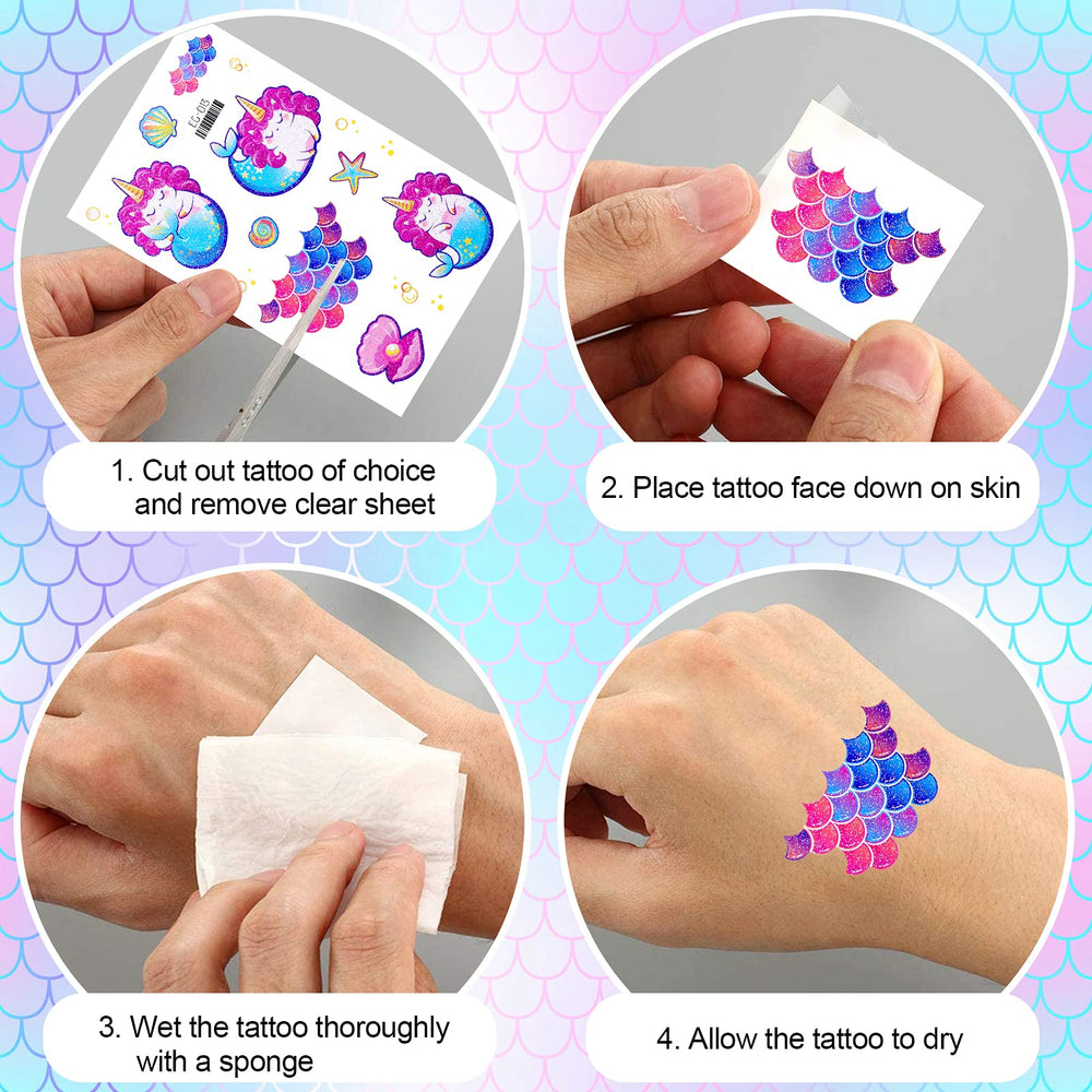 Konsait glitter tattoos assorted designs for ultimate party gift bags.