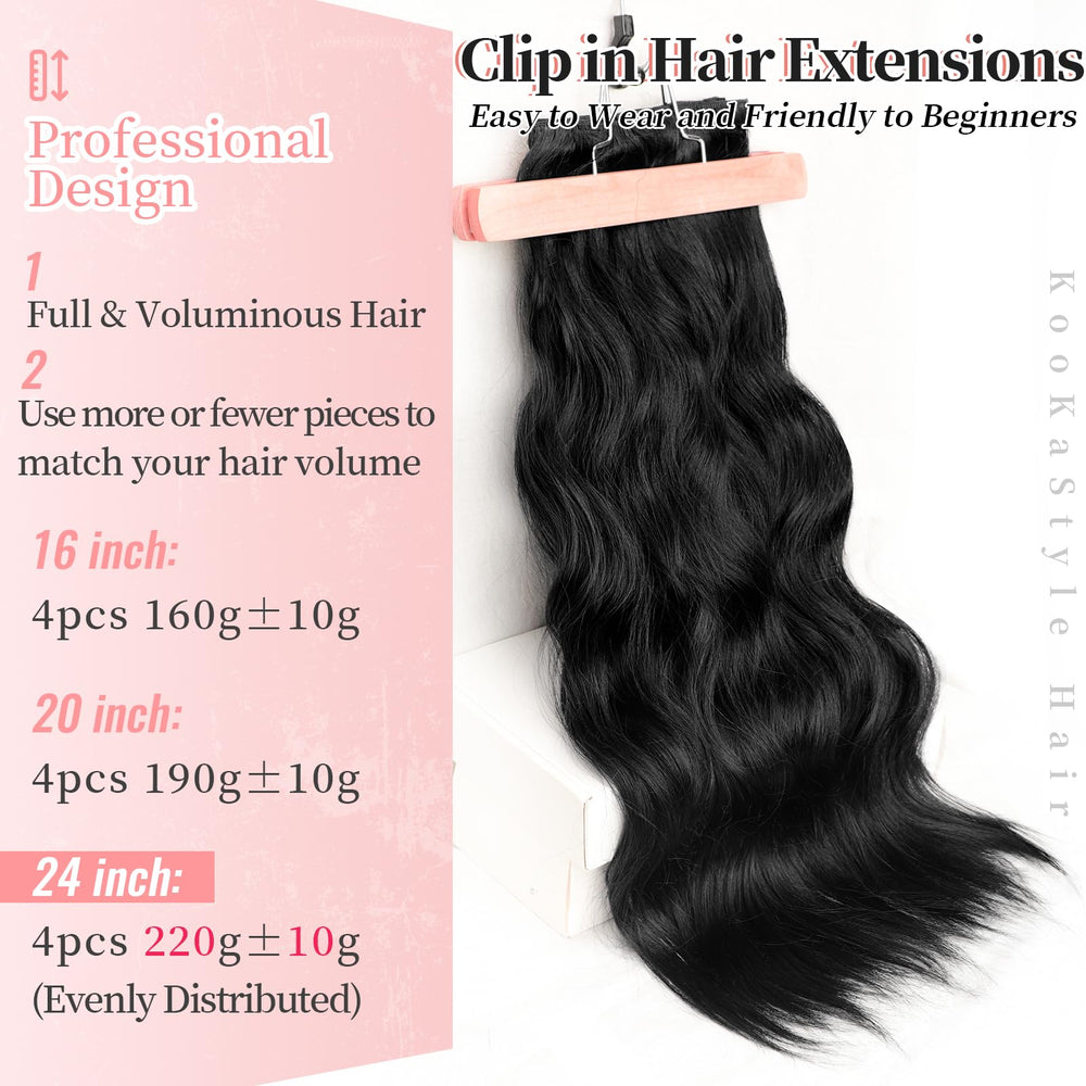 KooKaStyle stainless clips ensure comfortable, snag-free attachment.