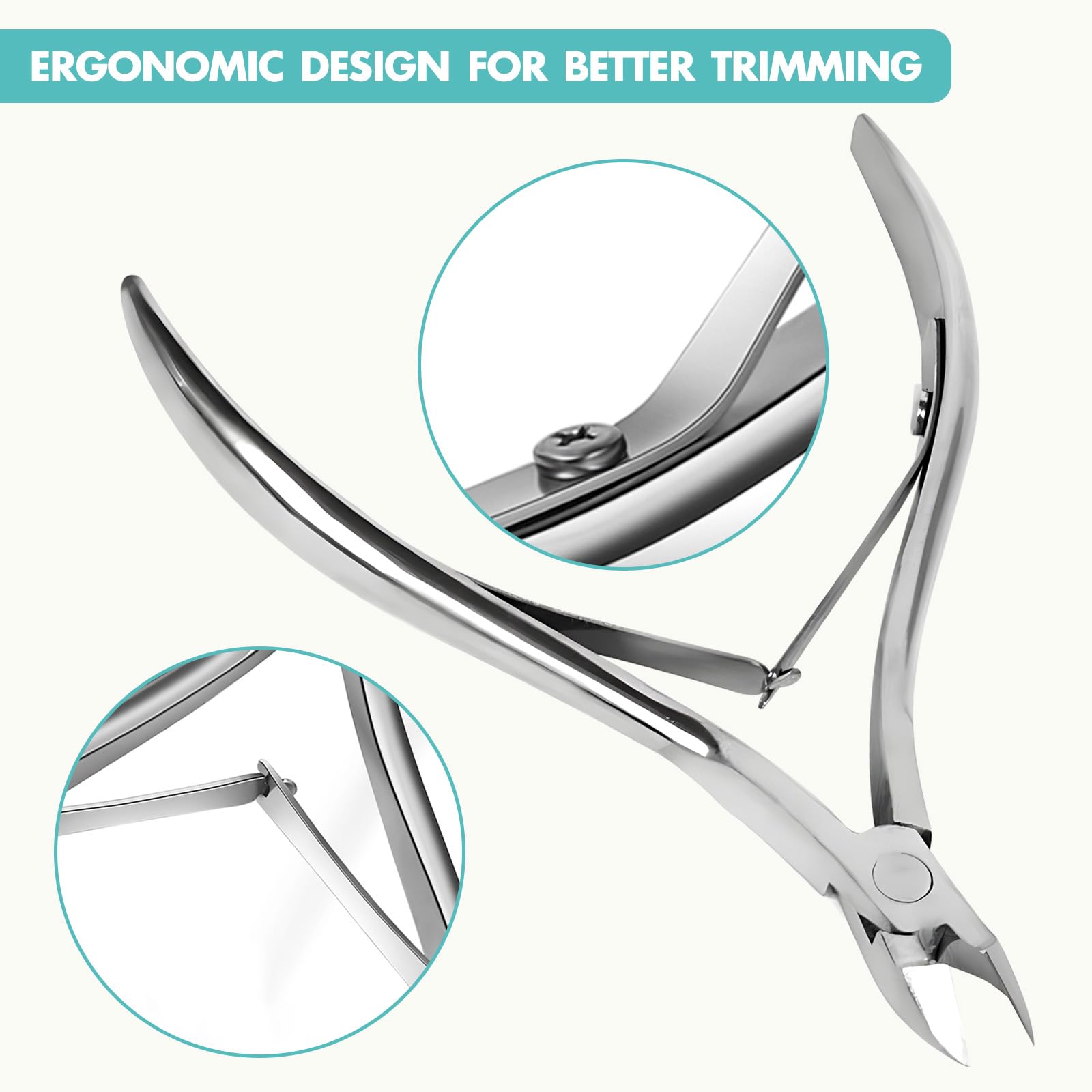 Kootinn 2-pack cuticle trimmers packaged for convenient nail care.