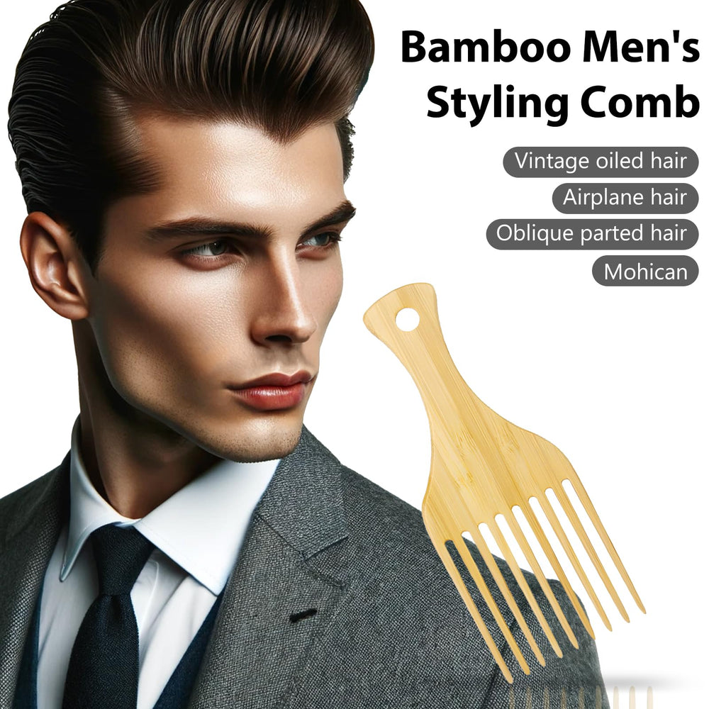 Kootinn afro hair volume lift comb showcasing versatile styling.