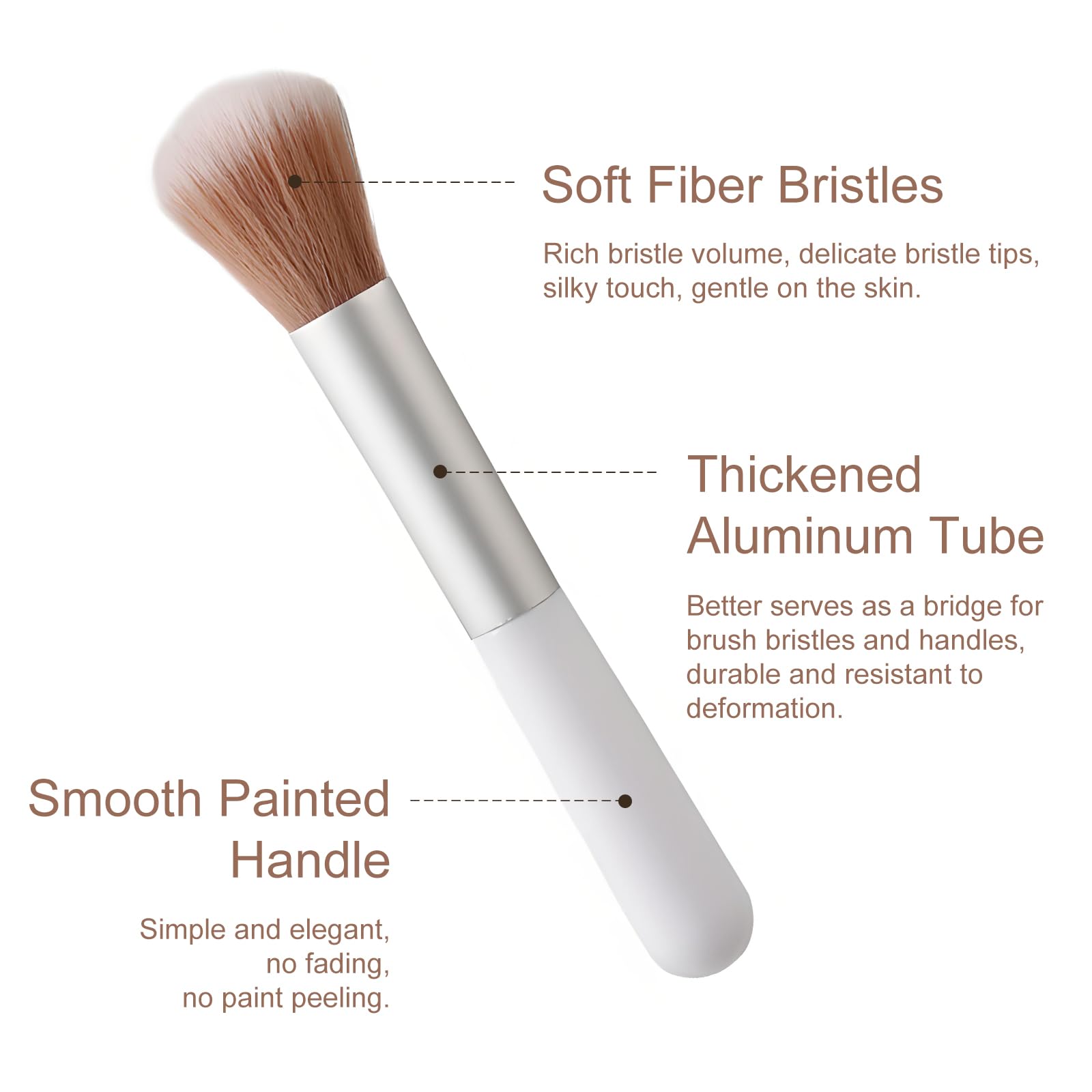 Kootinn blush blending brush for natural flush